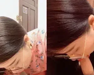 Cô giáo kính cận thích được quay clip để thể hiện kỹ năng mút cu