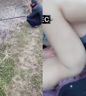 Độc lạ Trung Quốc gạ ông già đang đi câu chịch nhau giữa vườn rau