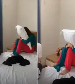 Lộ cIip cô giáo đi nhà nghỉ bị chồng bắt được, anh chồng vẫn tử tế cho mặc quần áo rồi mới quay