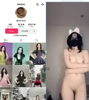 Tiktoker Bông (bongbebong04) nhảy hỏa thân show hàng siêu cuốn