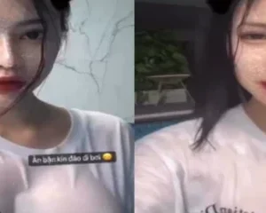 Uyên Nhi vòng 1 căng tròn và quả quần chip xẻ cánh bướm