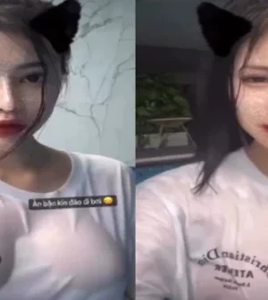 Uyên Nhi vòng 1 căng tròn và quả quần chip xẻ cánh bướm